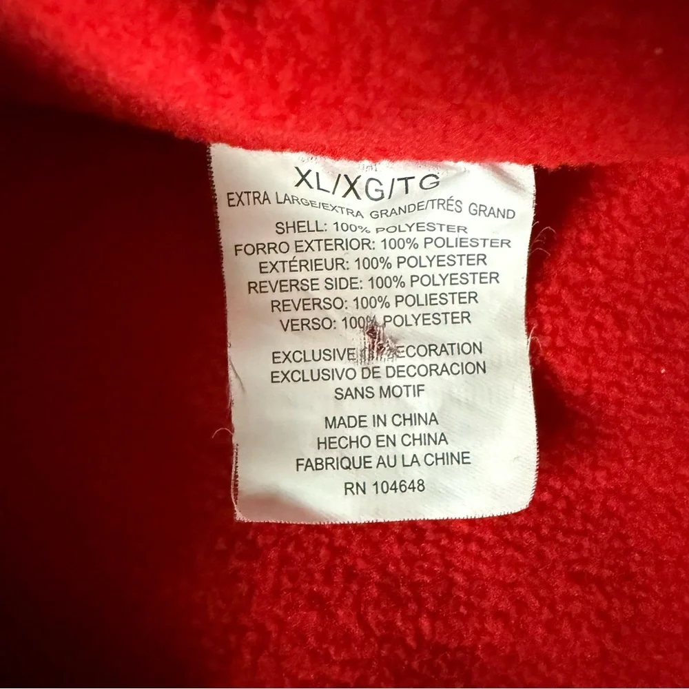 Red Wings Black and Red Pullover reversible Jacket XXL‎